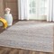 Safavieh Cape Cod Hand Woven Square Rug- Natural - Blue- 6 X 6 Ft. CAP351A-6SQ - alternate 2